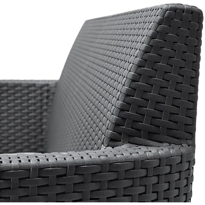 Садовий набір Allibert Salemo WS 2-місний, вуличний комплект меблів графітового кольору