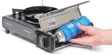 Газовий намет Camp Bistro 3 від Campingaz - компактний одноконфорочний намет для кемпінгу з валізами, 2200 Вт