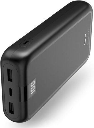 Портативний зарядний пристрій, антрацит, 24000mAh, USB-C, 2 шт.