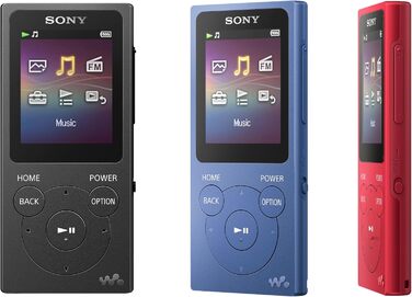 MP3-плеєр Sony NW-E394 Walkman з FM-радіо, 8 ГБ, USB 2.0, червоний