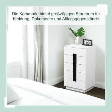 Relaxdays Комод з висувними ящиками