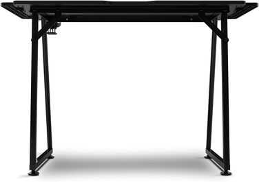 Ігровий стіл DRIFT GAMING DRDZ75 з карбоновою поверхнею, великим килимком, підставкою для чашок та навушників, регульованими ніжками, чорний