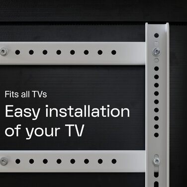 Підставка для телевізора на коліщатках, Rollin' Mushroom, сіра, 40-70 дюймів