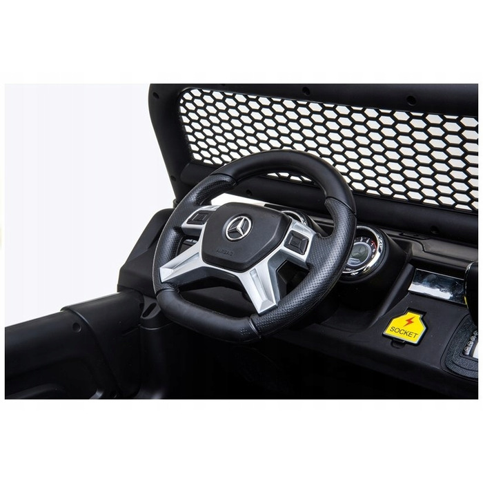 Дитяче електромобіле Mercedes Unimog, чорний, LEAN CARS