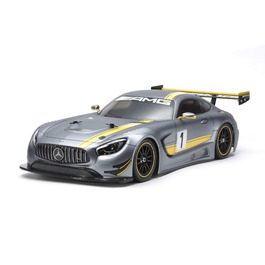 Tamiya 58639 Модель автомобіля Mercedes AMG GT3 1/10 (TT-02) - RC багі, електричний, збірний набір, полікарбонатний кузов, для треку