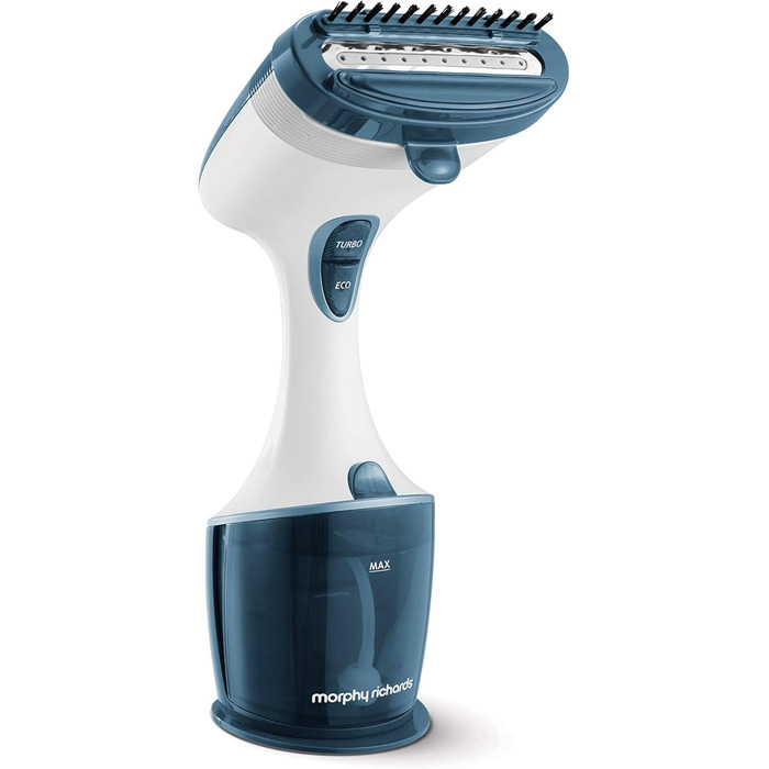 Відпарювач для одягу Morphy Richards 361000 Hand Held, нержавіюча сталь/пластик, 260 л, білий/блакитний