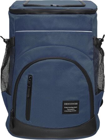 Рюкзак-холодильник 30L, витримує протікання, ізольований рюкзак для пікніків, чоловічий/жіночий, термо-холодильник для пляжу, кемпінгу, риболовлі, зелений (блакитний)