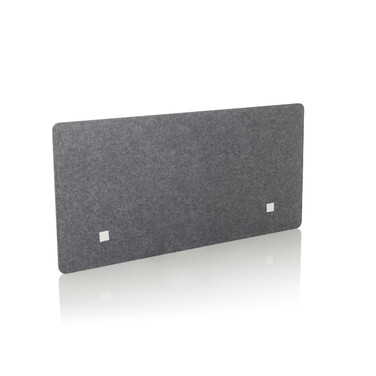Звукоізолююча перегородка на стіл FLEXMIUT 3D 120x60x1 PET сірий hjh OFFICE