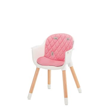 Дитячий стільчик Kinderkraft Sienna 2 в 1 (рожевий), від 6 місяців до 4 років