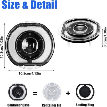 Контейнер для пилу Chuancheng для запасної частини пилососа Dyson V6/DC58/DC59/DC62/DC74 ( ущільнювальне кільце)