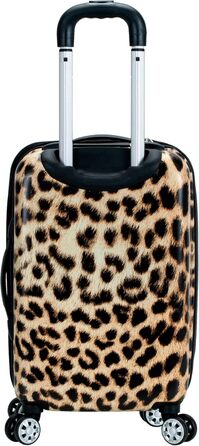 Набір валіз Rockland Safari Leopard, 3 шт (20/24/28 дюймів), жорсткий корпус, спіннер