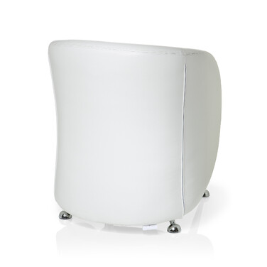 Крісло для відпочинку / Крісло-шезлонг Сент-Люція Штучна шкіра білий hjh OFFICE