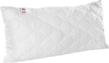 Подушка Irisette Lotte з тканиною Top Cool, 95 градусів можна прати, в т.ч. сумка для зберігання, 40 x 80 см, біла 80 x 80 см