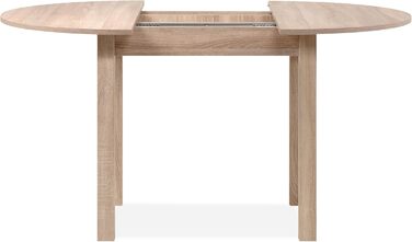 Столовий стіл Esszimmertisch Crawley III Sonoma-Eiche: круглий, 100 см, дуб/Сонома