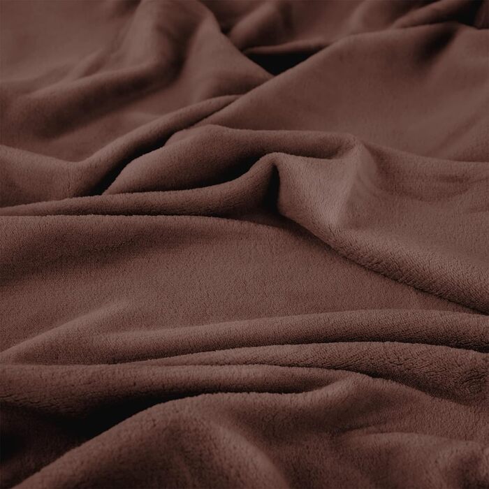 Ковдра Pure Label - набір з 2, 150x200 см, дуже м'які та теплі, коричневі