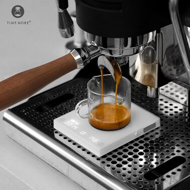 Ваги для кави TIMEMORE з таймером, контролем потоку, точність 0,1г, автоматичний таймер, ємність 2000г, чорний