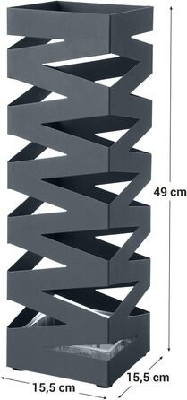 Підставка для парасольки SONGMICS LUC016G01 49 см антрацит