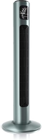 Баштовий вентилятор з дистанційним керуванням - від переможця - коливання 60 - вентилятор на п'єдесталі - мобільний вентилятор - колонний вентилятор - 96 см - вентилятор 3 режими швидкості - GS - темно-синій (E Silver Mint)