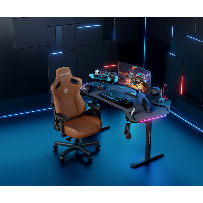 Комп’ютерний стіл з електрорегулюванням висоти Anda Seat Shadow Warrior Black