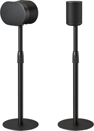 Підставка для колонок PEGZONE, сумісна з SONOS Era 300/100, регульована висота, з кабельною організацією, чорна, 2 шт.