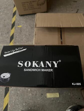 Вафельниця SOKANY SK-850 Mini Heart, з антипригарним покриттям, 4 вафлі, 1000 Вт, легко чиститься