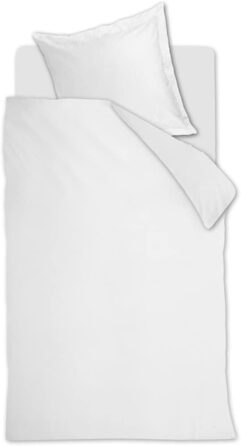 Постільна білизна Ganitur Gloss Color Білий Розмір 155x220 80x80