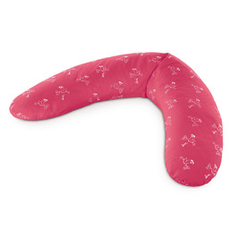 Подушка для вагітних та годування Theraline Dodo з наповнювачем-перлинами, 170 см, колір Pelikan Beerenrot