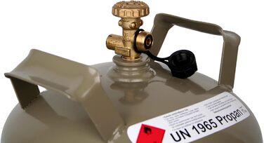 11 кг балон з пропаном для кемпінгу, гриля, опалення та пальникових приладів - порожній