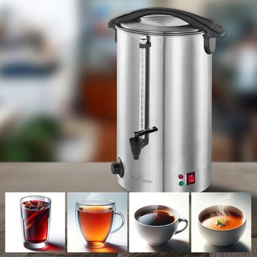 Автомат гарячих напоїв ProfiCook® PC-HGA 1196, 7л, з нержавіючої сталі | Для глінтвейну, чаю та кави | Обігрів та підтримання тепла