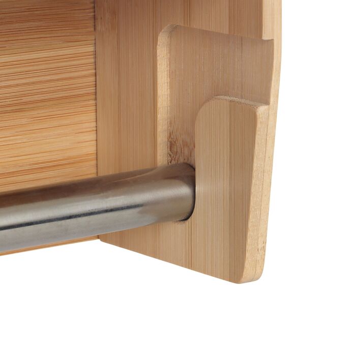 Держатель кухонних рушників Relaxdays, бамбук, настінний