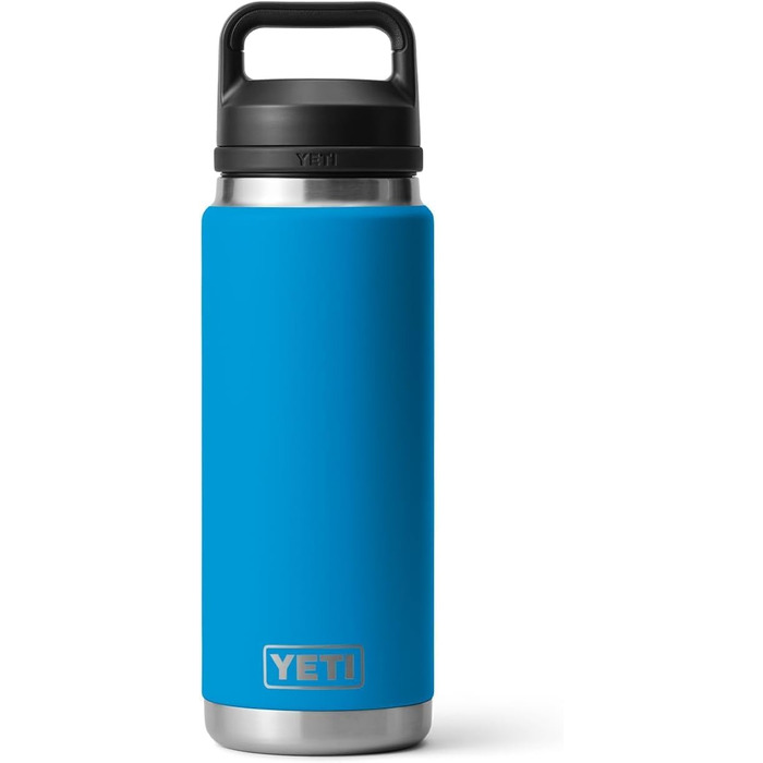 Пляшка YETI Rambler із кришкою Cug, 26 унцій (760 мл), синя велика хвиля