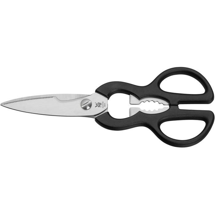 Набір ножів WMF Spitzenklasse Plus з підставкою, 5 предметів, Made in Germany, з бамбуковою підставкою та кухонними ножицями