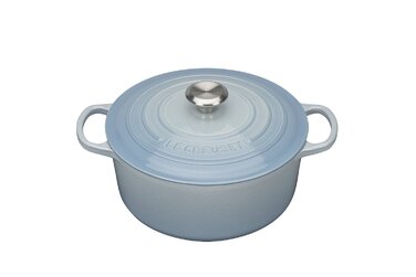 Каструля/жаровня з кришкою 26 см, блакитний океан Signature Le Creuset