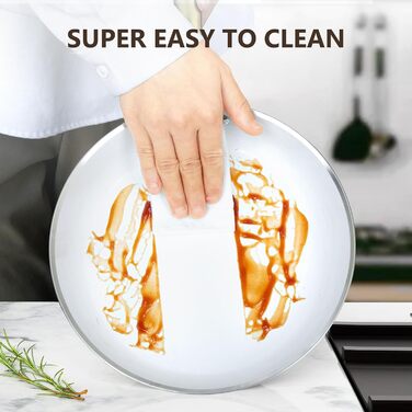 Набір посуду Cooksmart 10 предметів: каструлі, сковороди з антипригарним покриттям, нержавіюча сталь