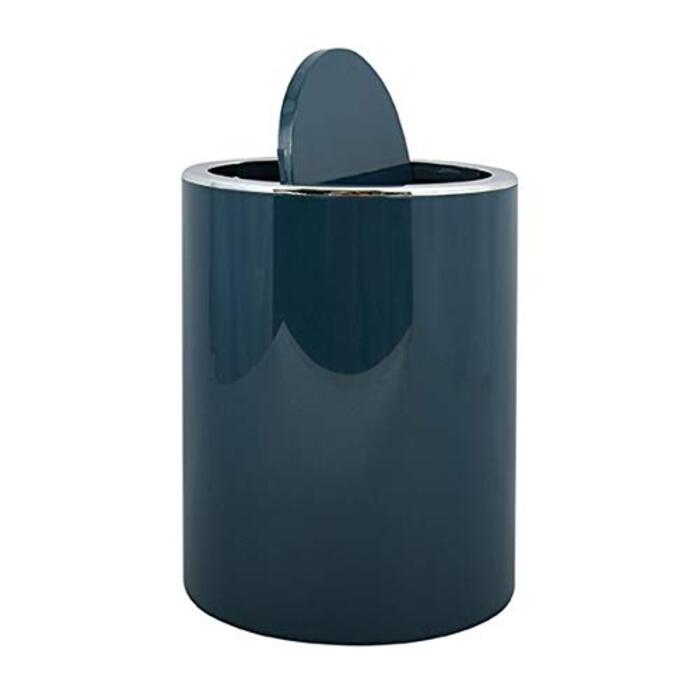 Серія MSV для ванної кімнати Aspen Design косметичне відро для ванної педальне відро з поворотною кришкою відро для сміття з поворотною кришкою 6 літрів(ØxH) приблизно 18,5 x 26 см (бензин)