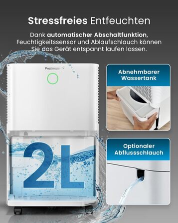 Про Breeze OmniDry - електросушарка для повітря з Wi-Fi, 12л/24г, з функцією сушіння білизни, датчиком вологості, таймером, проти цвілі, для приміщень до 25м²