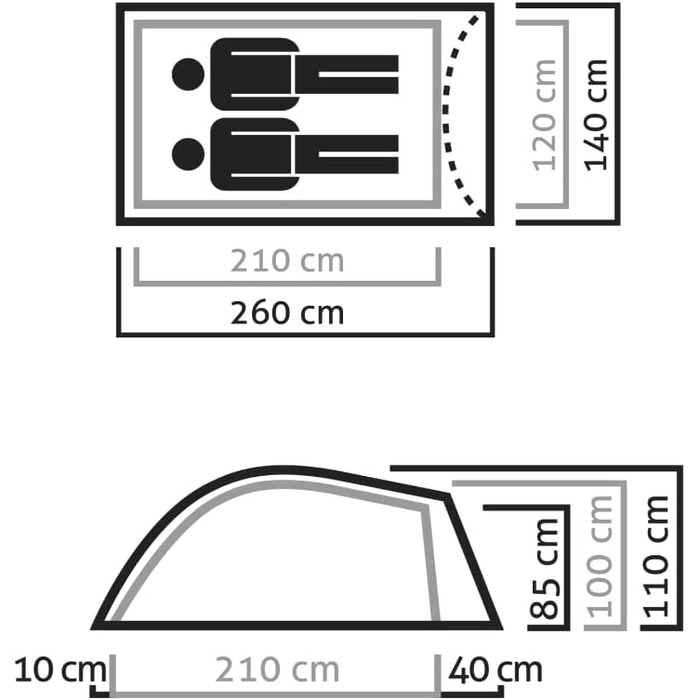 Намет Salewa Litetrek II на 2 особи