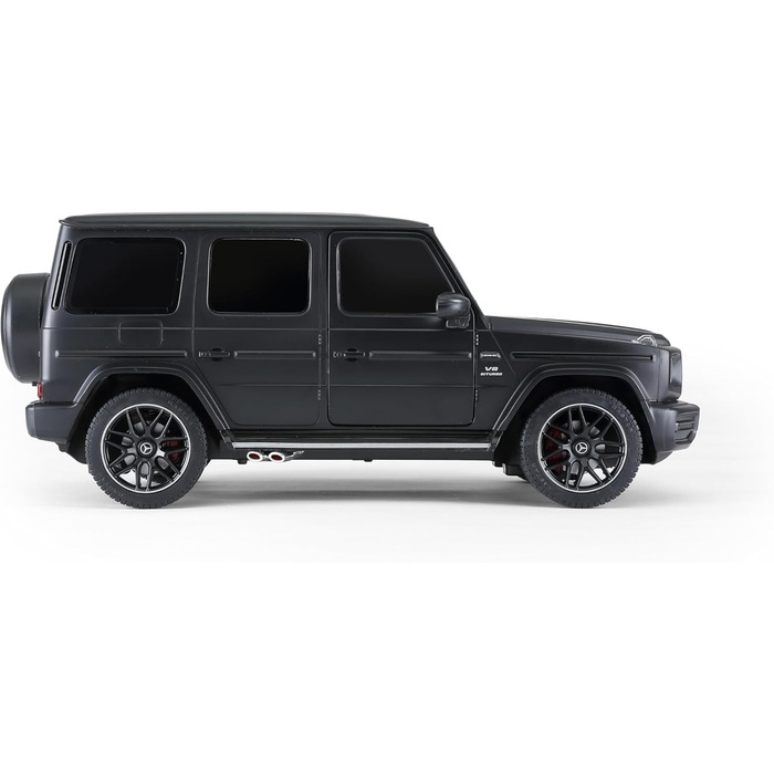 Модель автомобіля Mercedes-Benz G63 AMG на радіокеруванні 1:24, чорний – офіційна ліцензія, амортизатори, для дому та вулиці