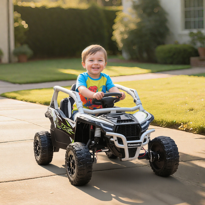 Дитячий електромобіль 12V, позашляховик, з пультом дистанційного керування, світлодіодними фарами, музикою, гудком, для дітей віком 3-8 років, сірого кольору