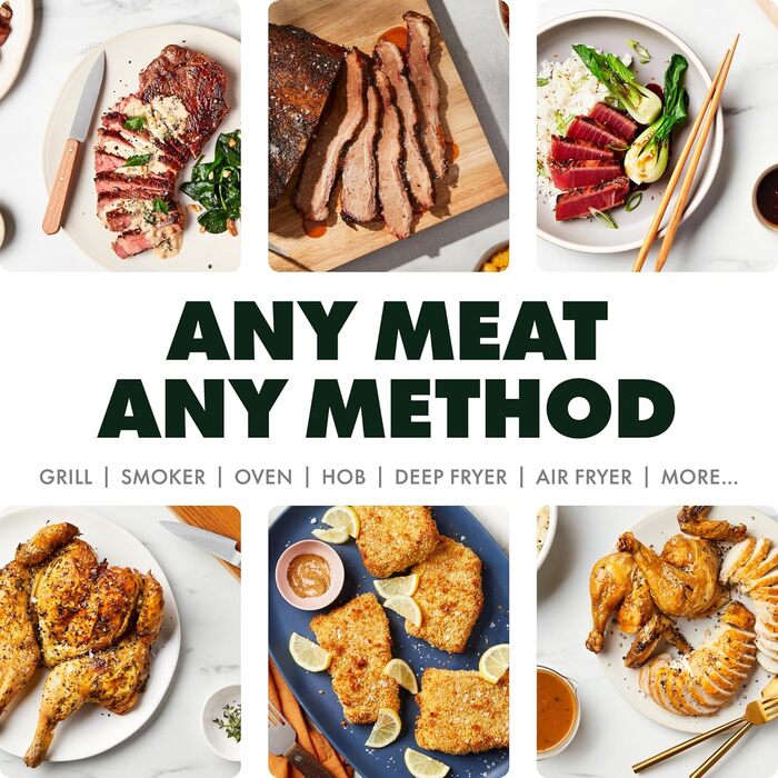 Термометр для м'яса Chef iQ Sense (2025) з Wi-Fi | Бездротовий, 5 сенсорів, до 530°C, для гриля, BBQ, духовки, фритюрниці