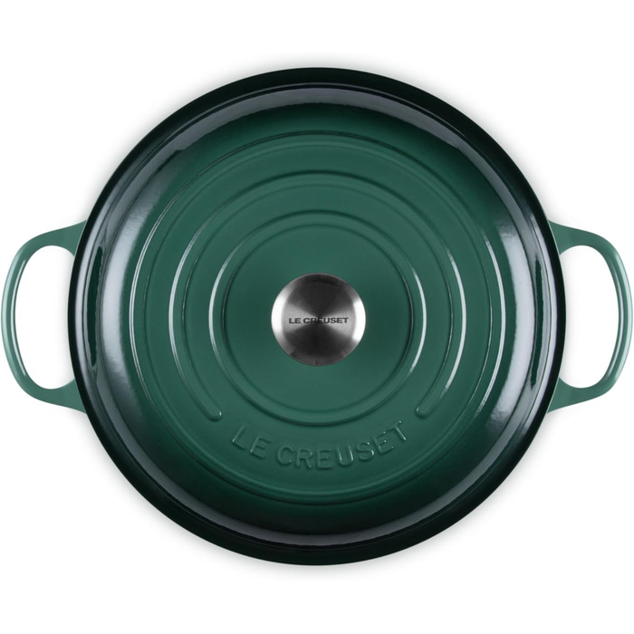 Le Creuset Signature Чавунний горщик Gourmet, Ø 3,5 л, для всіх плит, включно з індукцією, 5,555 кг, Колір: Офенрот