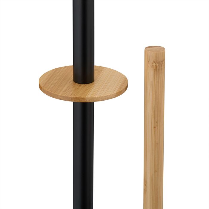 Набір для туалету Relaxdays Бамбук та Нержавіюча сталь