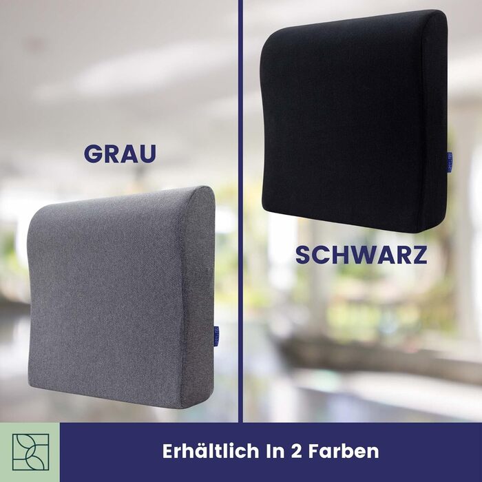 Подушка-підсидник DYNMC Bequeme для дорослих та дітей, ортопедична підставка на стілець та в авто, розроблена з фізіотерапевтами (Чорний)