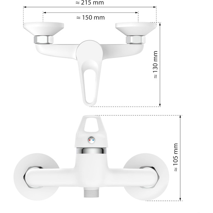 Набір для ванни EISL зі змішувачем Speed Chrome, хром, NI023SCR