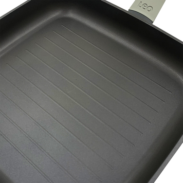 Сковорода-гриль з антипригарним покриттям BergHOFF LEO SHADOW, 28 х 28 см, 2,6 л