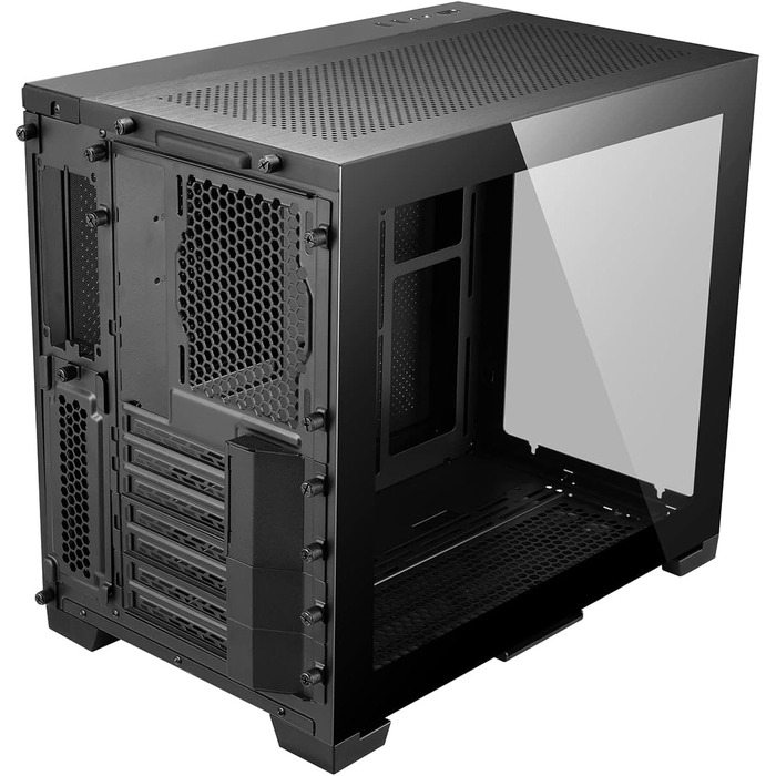 Корпус для ПК Lian Li O11 Dynamic Mini Midi-Tower, загартоване скло, чорний