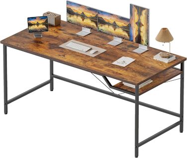 Комп'ютерний стіл Mericonia 120 см, ігровий стіл для невеликих приміщень, білий стіл для дому та офісу, стіл для студентів