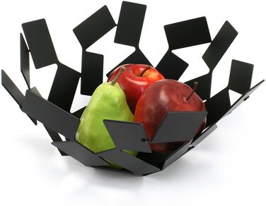 Електричний чайник Alessi Plissé MDL06 B, 1.7л, термопластик, чорний, 2400W, з європейським штекером