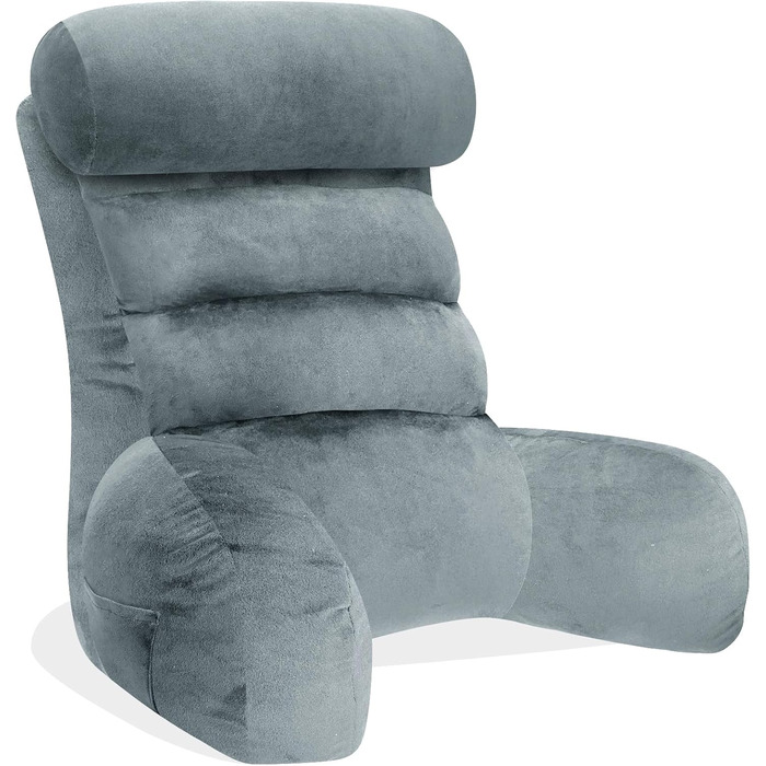 Підголовник для ліжка Tinuniyaa: великий, з підлокітниками для спини, для читання, відпочинку та перегляду телевізора