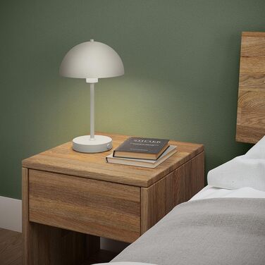 LED настільна лампа Skølm Aeriala: диммування, USB-C зарядка, тепле світло, до 10 годин роботи, метал, бежевий, енергоклас G